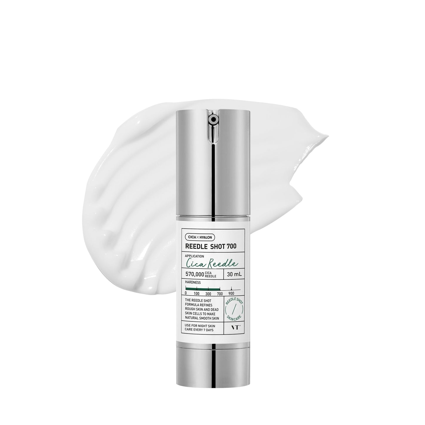 Reedle Shot 700, Spicule Microneedling Serum for Pore Care&Exfoliation, Exosome&Centella Asiatica for Glass Skin, Acne&Blemish Care, Korean Liquid Skin Booster (1 Fl Oz / 30ml)