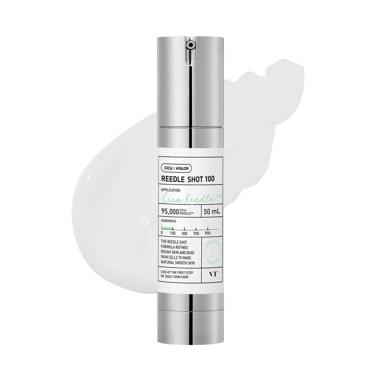 Reedle Shot 100, Spicule Microneedling Serum for Pore Care & Exfoliation, Exosome, Centella Asiatica for Glass Skin, Skin Texture, Korean Liquid Skin Booster (1.69 Fl Oz / 50ml)